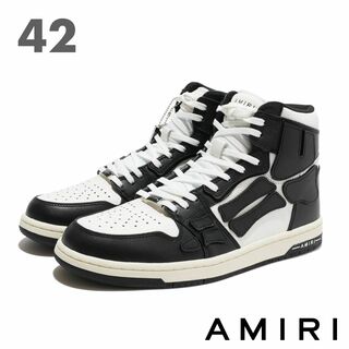 新品 Amiri アミリStadium レザースニーカー 白 27