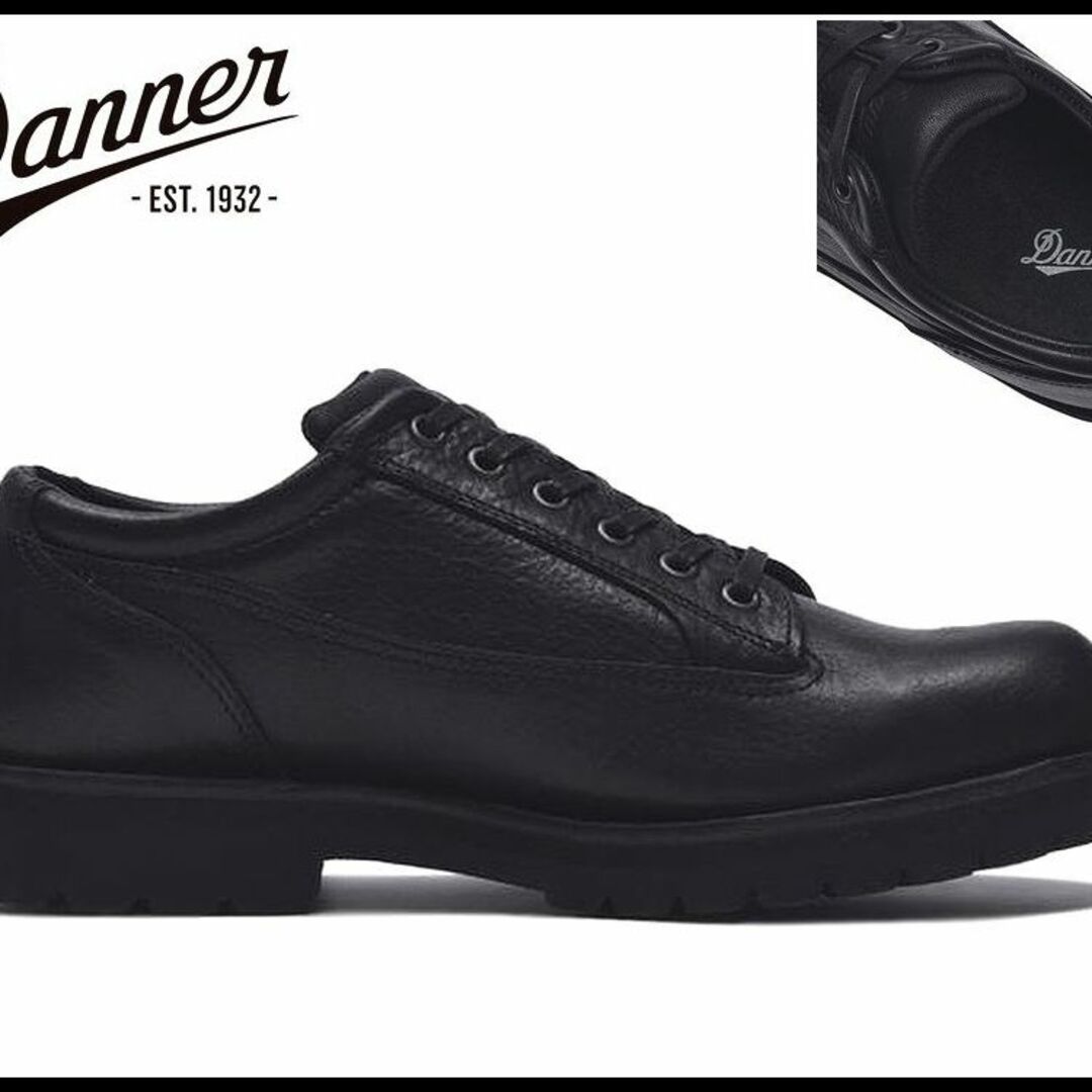 Danner(ダナー)の新品 ダナー グレシャム オイルドレザー ウォーキング ブーツ 黒 25.5 ② メンズの靴/シューズ(ブーツ)の商品写真