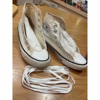 コンバース(CONVERSE)のコンバース　ハイカットスニーカー　白(スニーカー)