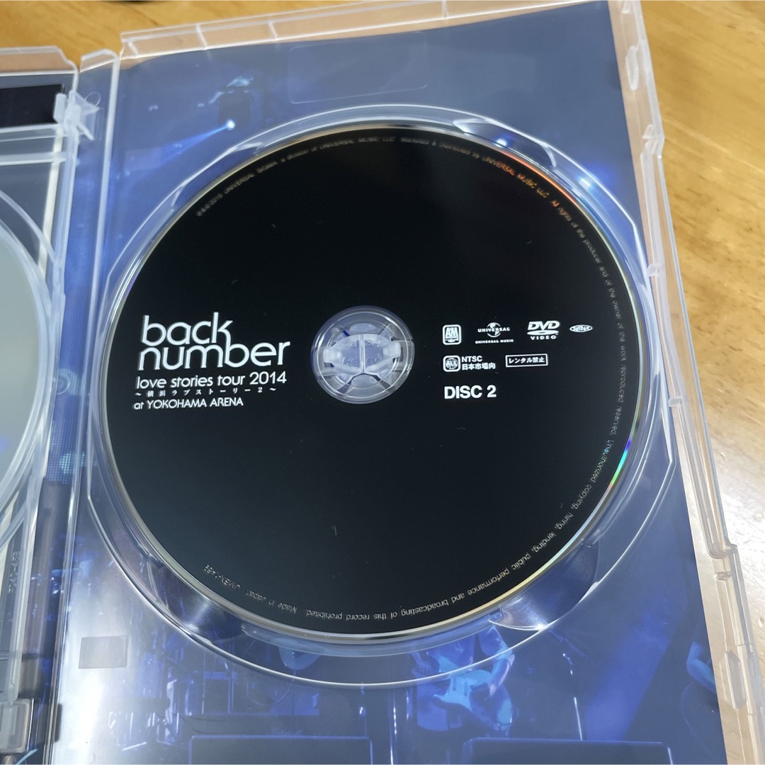 BACK NUMBER(バックナンバー)のback number love stories tour 2014 初回限定盤 エンタメ/ホビーのDVD/ブルーレイ(ミュージック)の商品写真