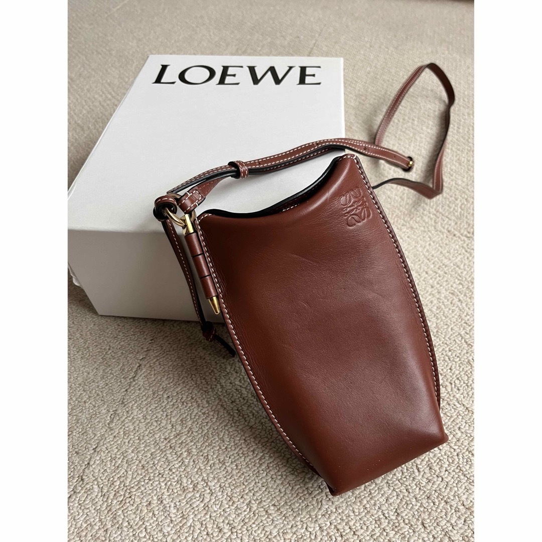 LOEWE ロエべ ゲートポケット  タン