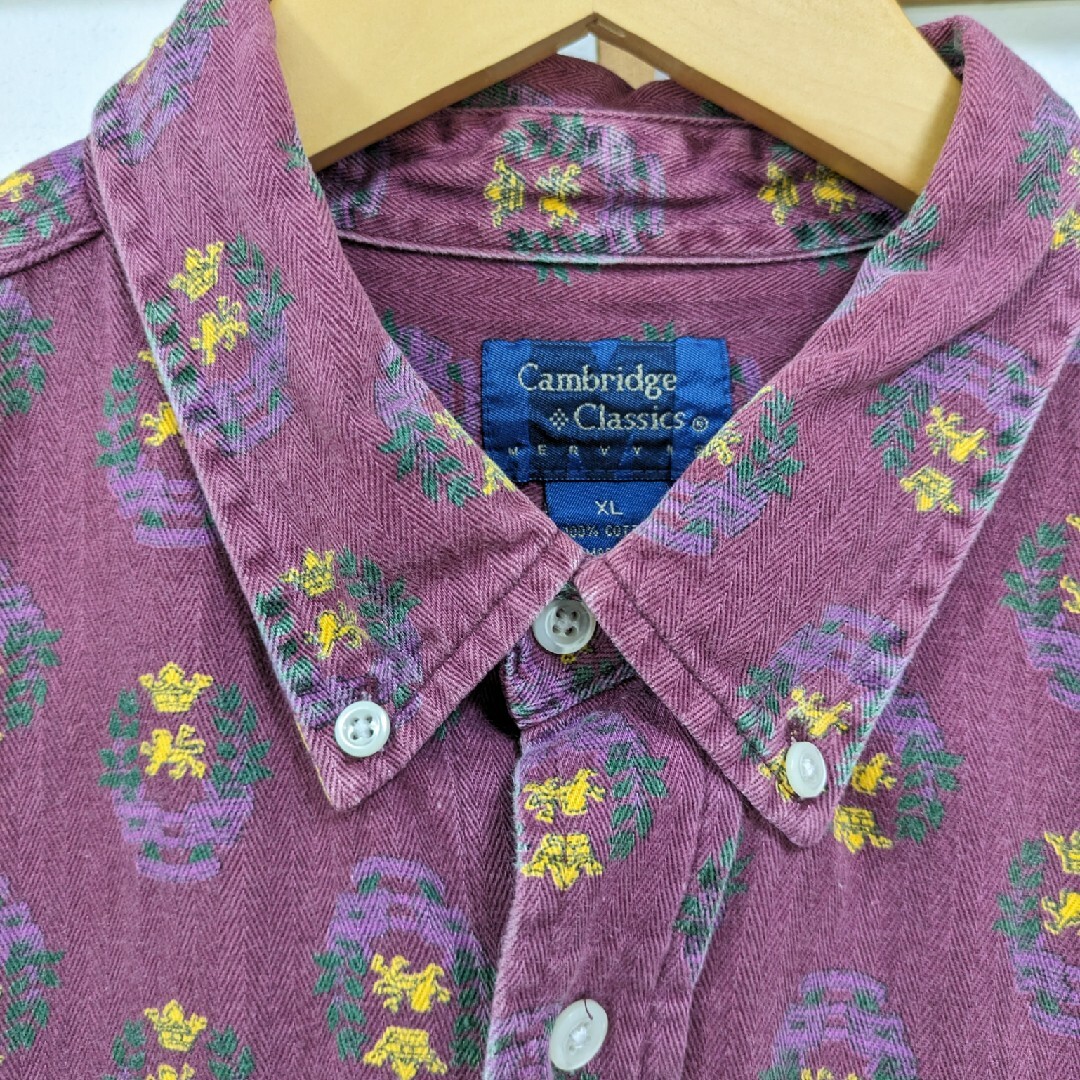 Ralph Lauren(ラルフローレン)の【ヴィンテージシャツ】長袖柄シャツ　CambridgeClassics メンズのトップス(シャツ)の商品写真