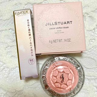 ジルスチュアート(JILLSTUART)のジルスチュアート　パステルシフォンブラッシュ　02 エクセル　グロウプリズム(チーク)