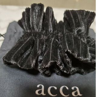 acca 限定シュシュ　ブラック　秋冬用★コンプレックスビス