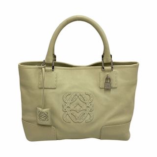 超美品　LOEWE  トートバッグ　レザー　グリーン