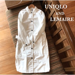 ユニクロ(UNIQLO)のルメール完売品✨UNIQLO AND LEMAIRE トレンチコート　白　L(トレンチコート)