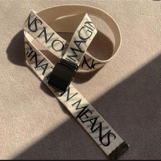 アメリヴィンテージ(Ameri VINTAGE)のameri vintage CHAPLIN MESSAGE LOGO BELT(ベルト)