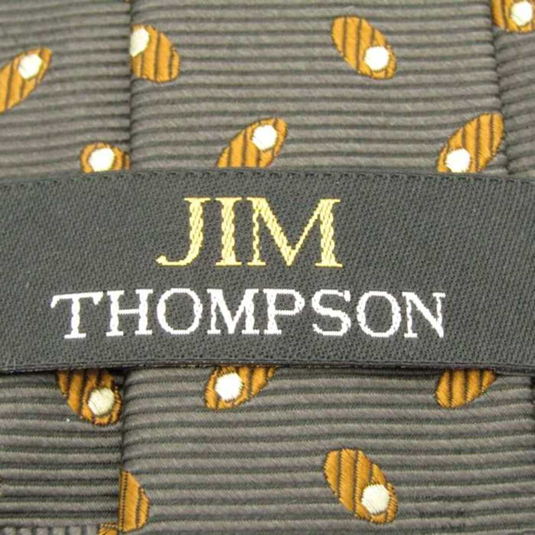 Jim Thompson(ジムトンプソン)のジムトンプソン ブランド ネクタイ シルク 小紋柄 ドット柄 メンズ グレー JIM THOMPSON メンズのファッション小物(ネクタイ)の商品写真