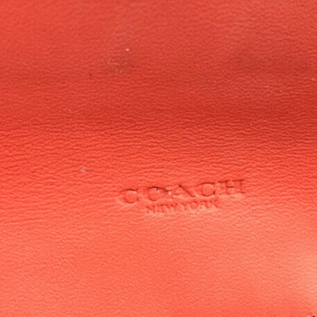 COACH(コーチ)のCOACH 長財布　オレンジ　財布　コーチ　レザー レディースのファッション小物(財布)の商品写真