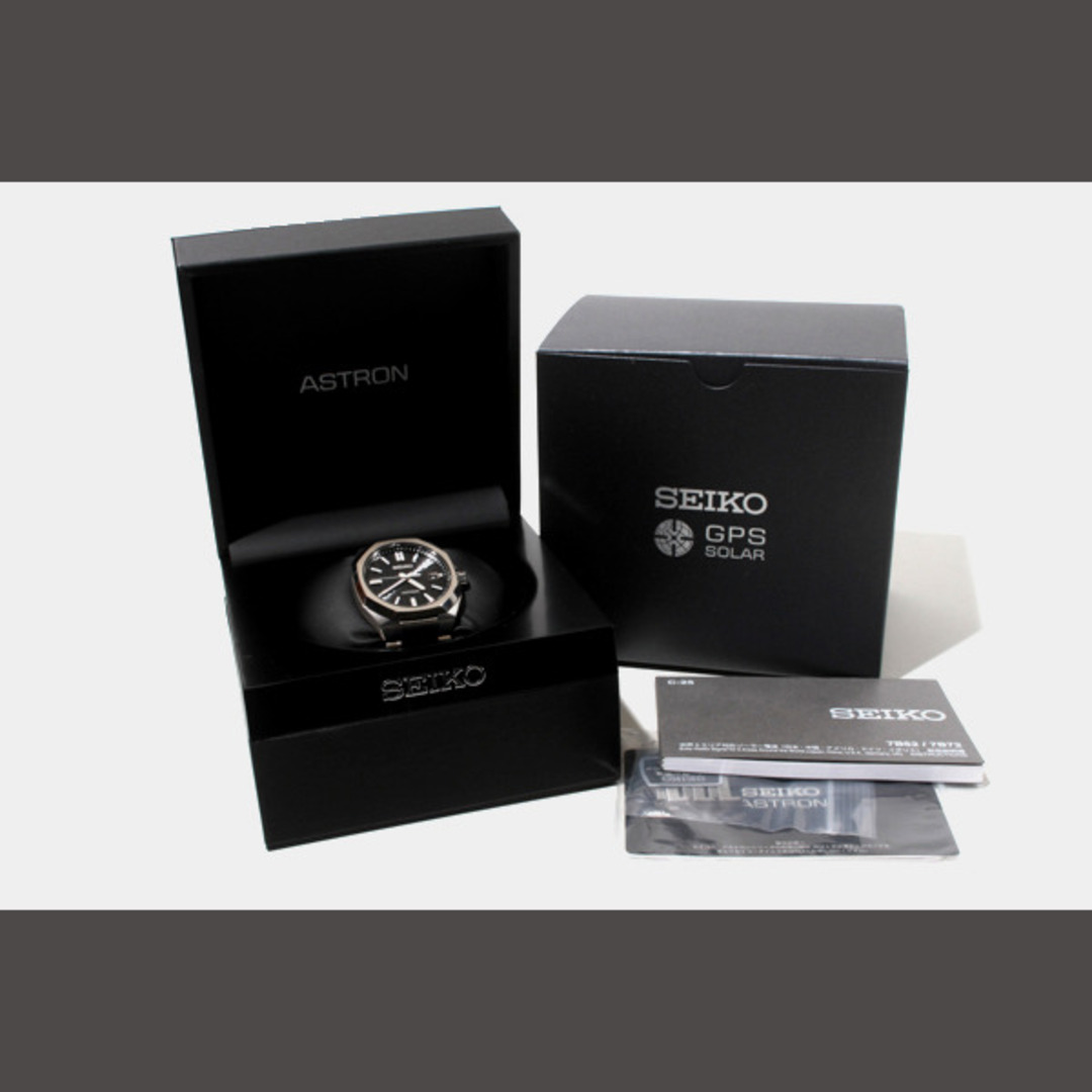 美品 SEIKO セイコー ASTRON SBXY063 ソーラー電波 腕時計