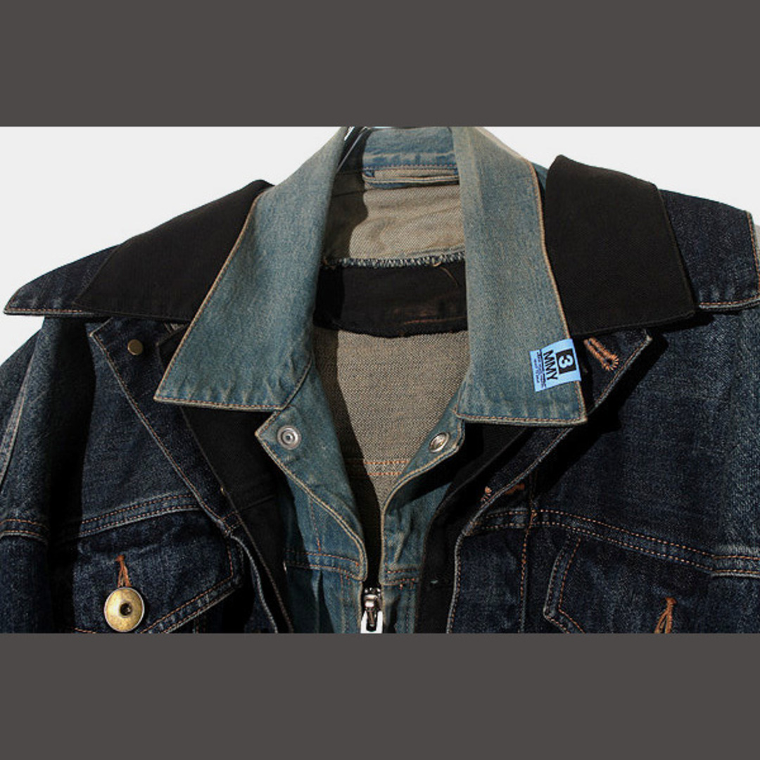 23AW メゾンミハラヤスヒロ トリプルレイヤード デニム 23AW メゾンミハラヤスヒロ トリプルレイヤード デニム