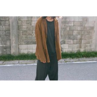 コモリ(COMOLI)の【美品】comoli コモリ シープスキンジャケット  21ss(レザージャケット)