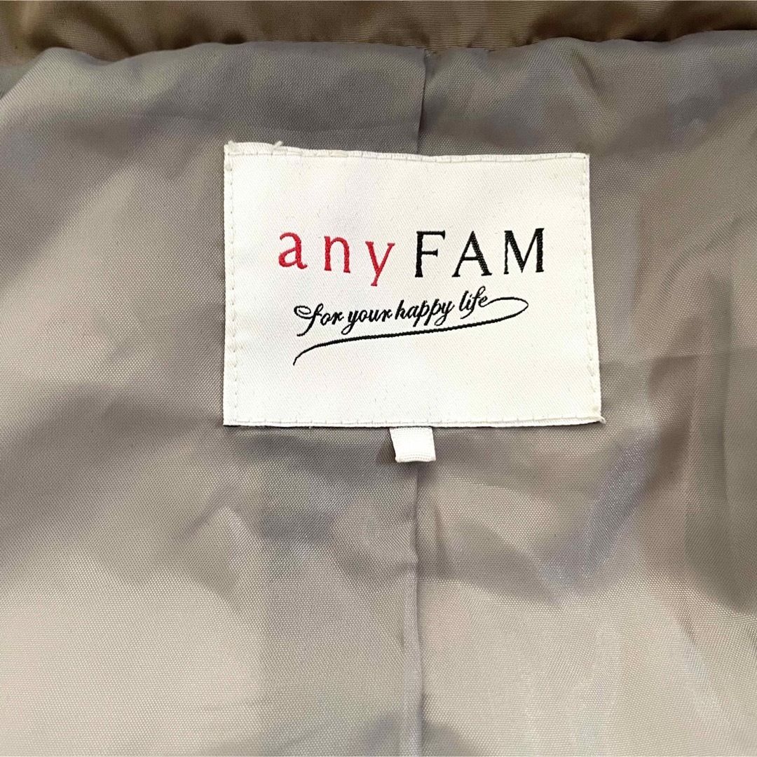 anyFAM(エニィファム)の【美品】anyfan　エニィファム　ロングダウンコート　ファーフード レディースのジャケット/アウター(ダウンコート)の商品写真