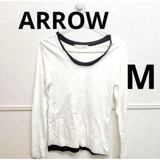 アロー(ARROW)のARROW アロー カットソー シャツ ダメージ加工 インナー 重ね着 下に着る(Tシャツ(長袖/七分))