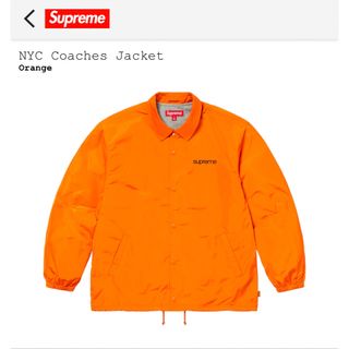 シュプリーム(Supreme)のSupreme Nyc Coaches Jacket "orange" L(ナイロンジャケット)