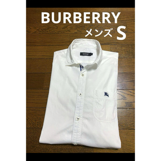 バーバリーブラックレーベル(BURBERRY BLACK LABEL)のバーバリー 長袖 シャツ ワイシャツ ホワイト ストレッチ     NO1600(シャツ)