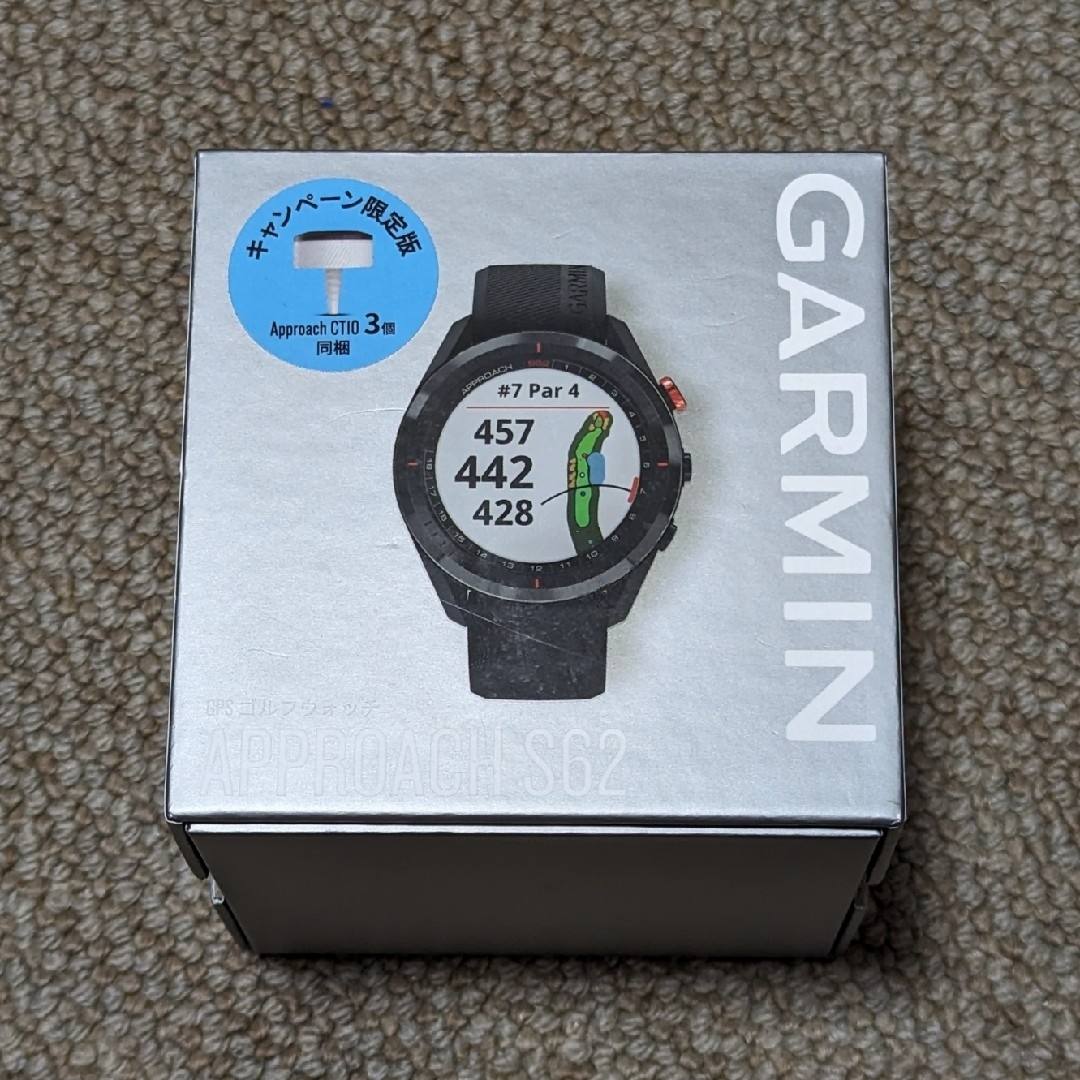 GARMIN - 美品 GARMIN Approach S62 ブラック ガーミン アプローチの ...