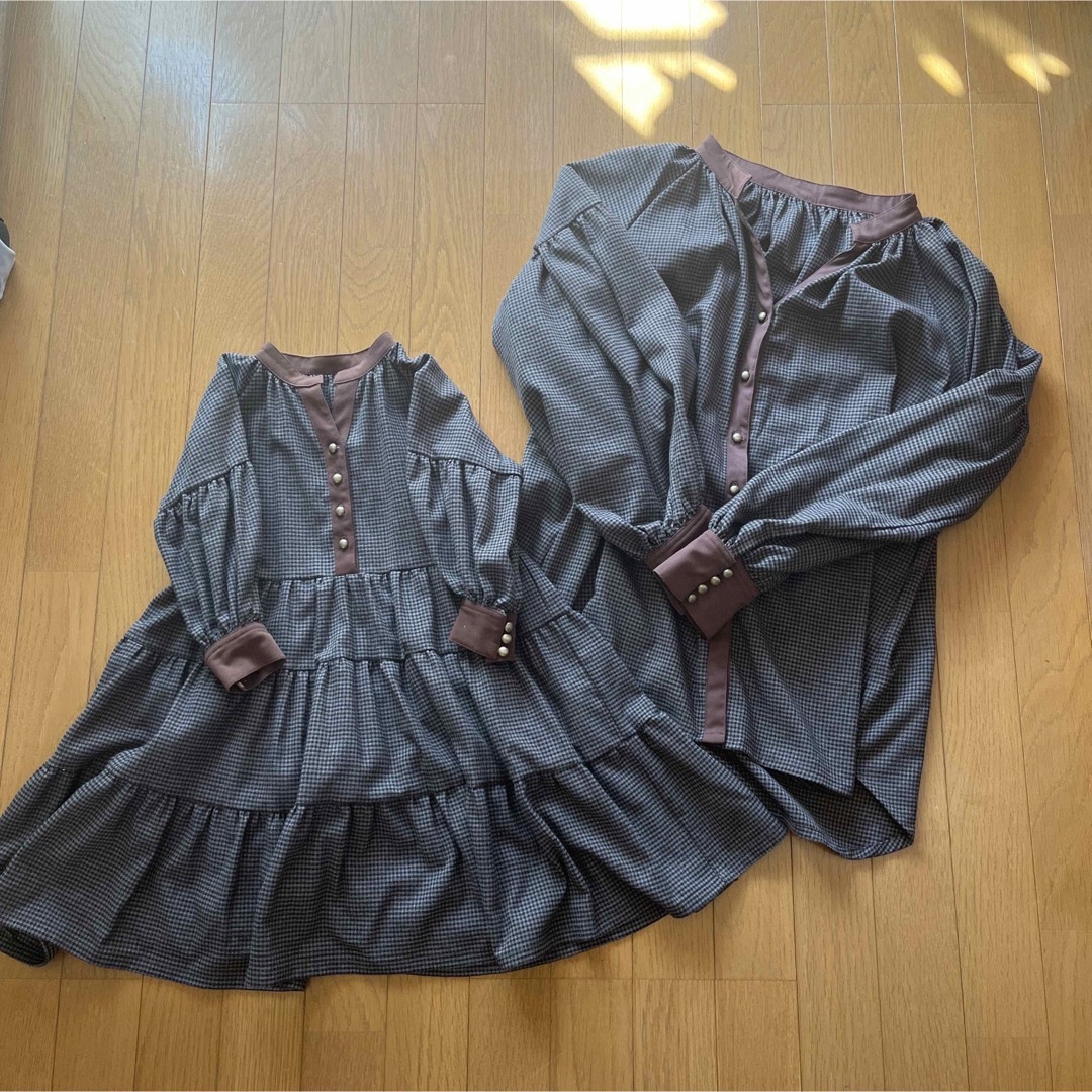 【値下げ中】ハンドメイドワンピース(100)\u0026ブラウス(ladies)