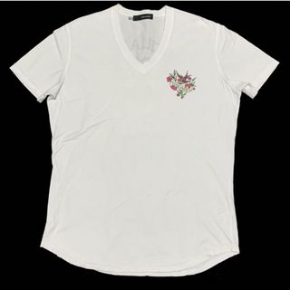 Dsquared2　ワンポイント　Vネック　Tシャツ　ホワイト　S