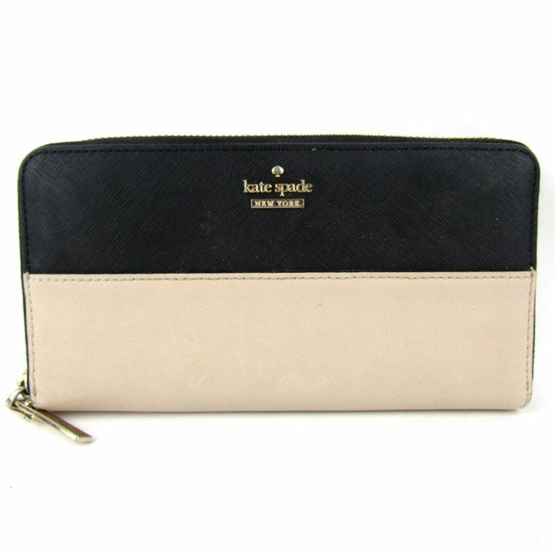 ケイトスペード 長財布 キャメロンストリート バイカラー レザー ラウンドファスナー ブランド レディース ベージュ Kate Spade | フリマアプリ ラクマ
