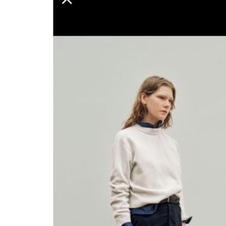 マーガレットハウエル(MARGARET HOWELL)のマーガレットハウエル⭐️ MERINO CASHMERE メリノカシミヤニット(ニット/セーター)