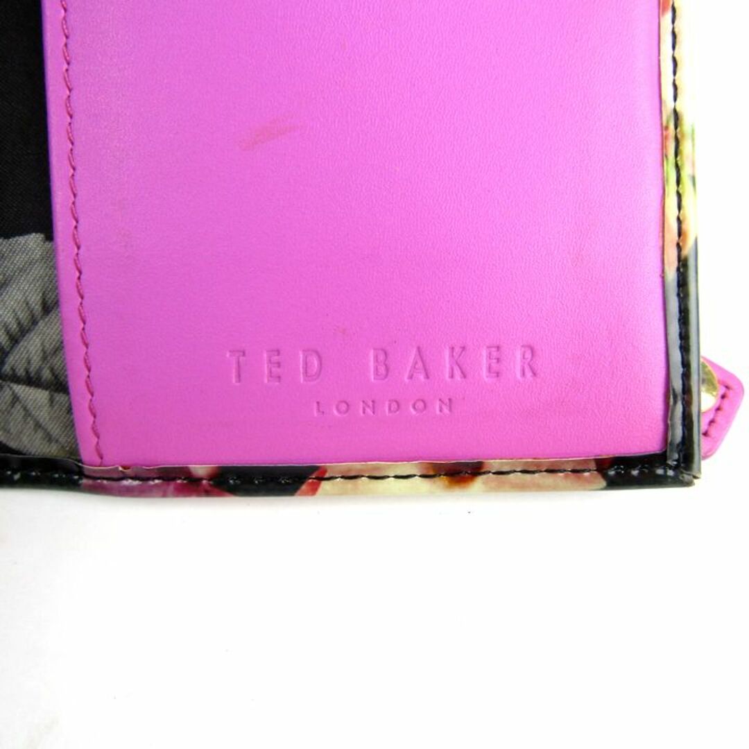 TED BAKER - テッドベーカー 長財布 がま口 花柄 小銭入れあり