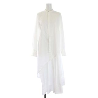 ハイク(HYKE)のハイク タグ付き 23AW T/C BOSOM SHIRT DRESS 1 白(ロングワンピース/マキシワンピース)