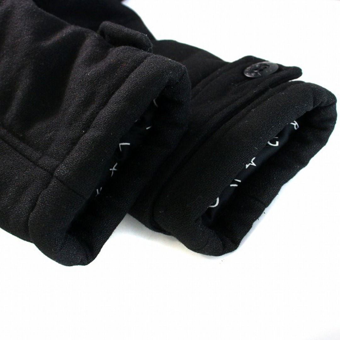 X-girl(エックスガール)のエックスガール ダッフルコート 中綿 ショート ジップアップ 1 S 黒 レディースのジャケット/アウター(ダッフルコート)の商品写真