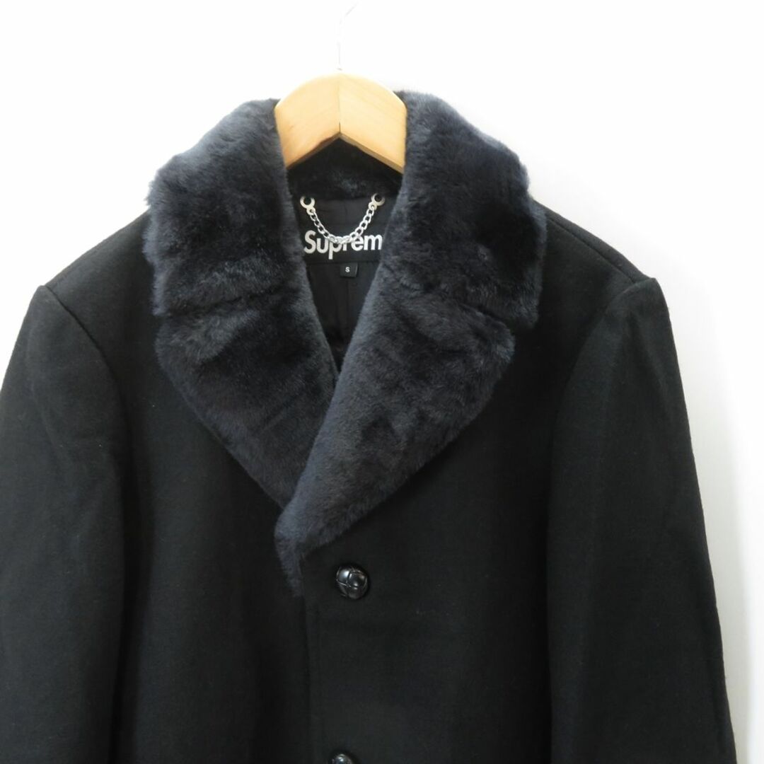 M supreme 15AW Fur Collar Tweed Coat