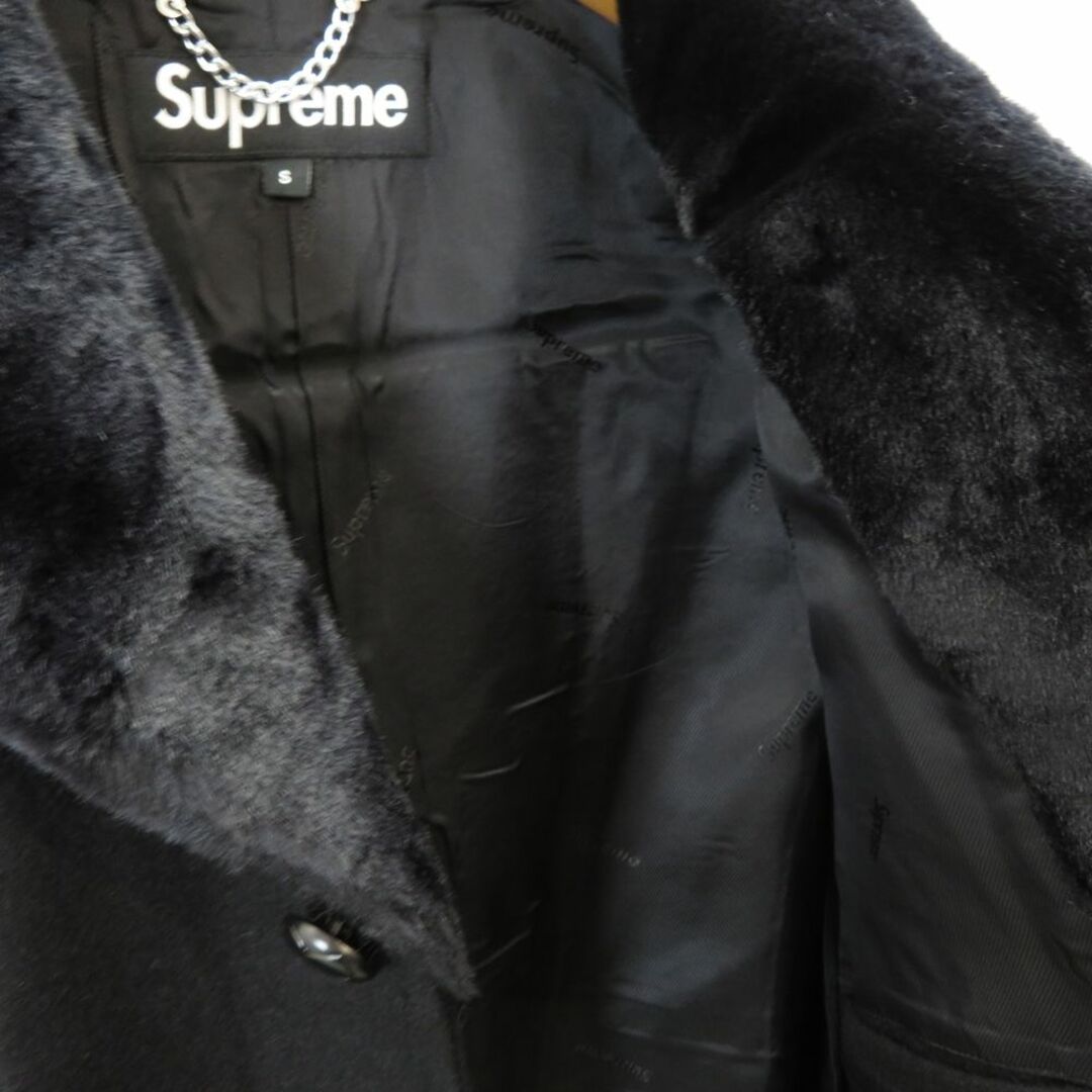 M supreme 15AW Fur Collar Tweed Coat