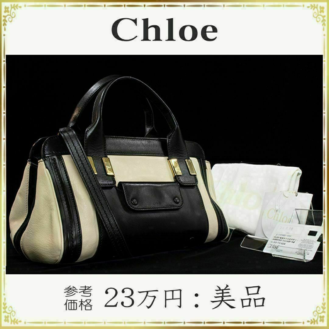 Chloe - 【全額返金保証・送料無料】クロエの2wayバッグ・正規品・美品