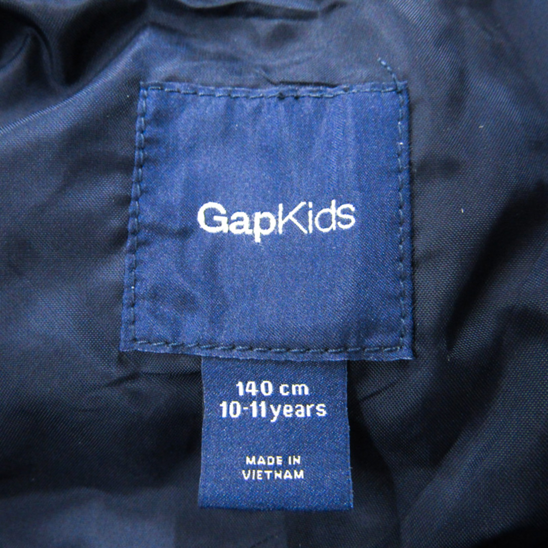 GAP(ギャップ)のギャップ モッズコート ジャンパー ファー付き アウター キッズ 男の子用 140サイズ ネイビー GAP キッズ/ベビー/マタニティのキッズ服女の子用(90cm~)(コート)の商品写真