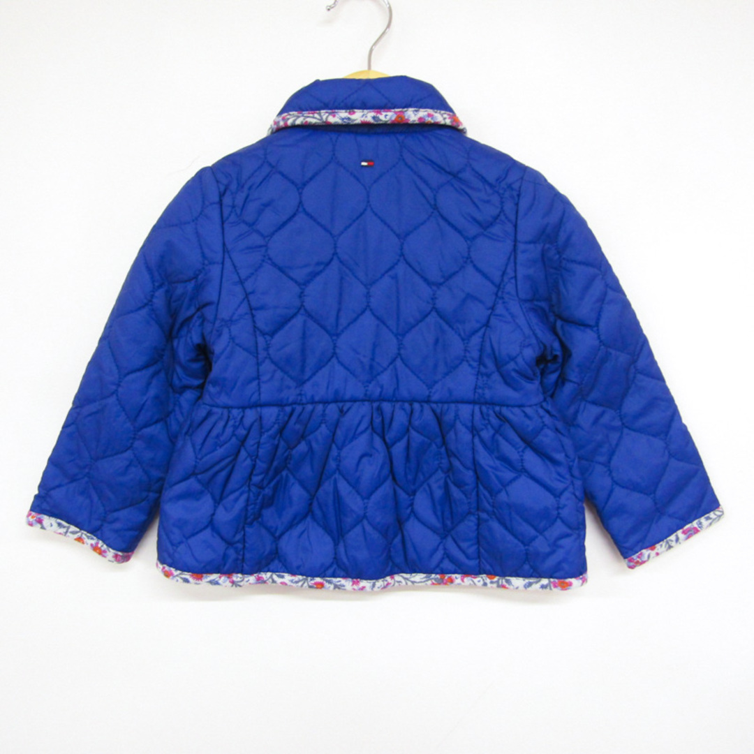 TOMMY HILFIGER(トミーヒルフィガー)のトミーヒルフィガー ナイロンジャケット ジャンパー 中綿入り アウター ベビー 女の子用 80サイズ ブルー TOMMY HILFIGER キッズ/ベビー/マタニティのベビー服(~85cm)(ジャケット/コート)の商品写真