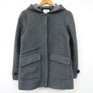 ザラ(ZARA)のザラ コート フード付き アウター キッズ 女の子用 13/14 164cmサイズ グレー ZARA(ジャケット/上着)