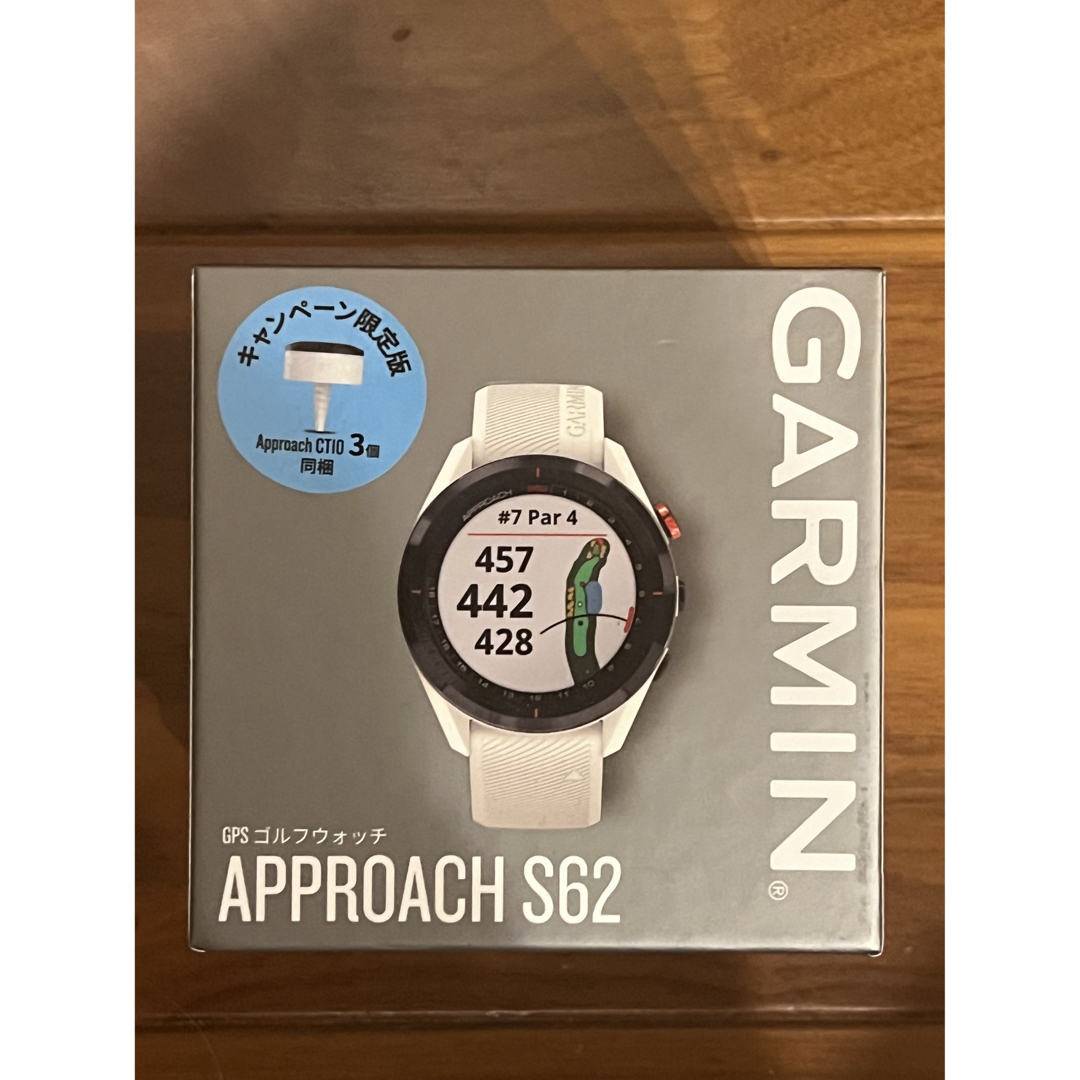 GARMIN(ガーミン)のガーミンGARMIN APPROACH S62/CT103個付ゴルフナビ チケットのスポーツ(ゴルフ)の商品写真