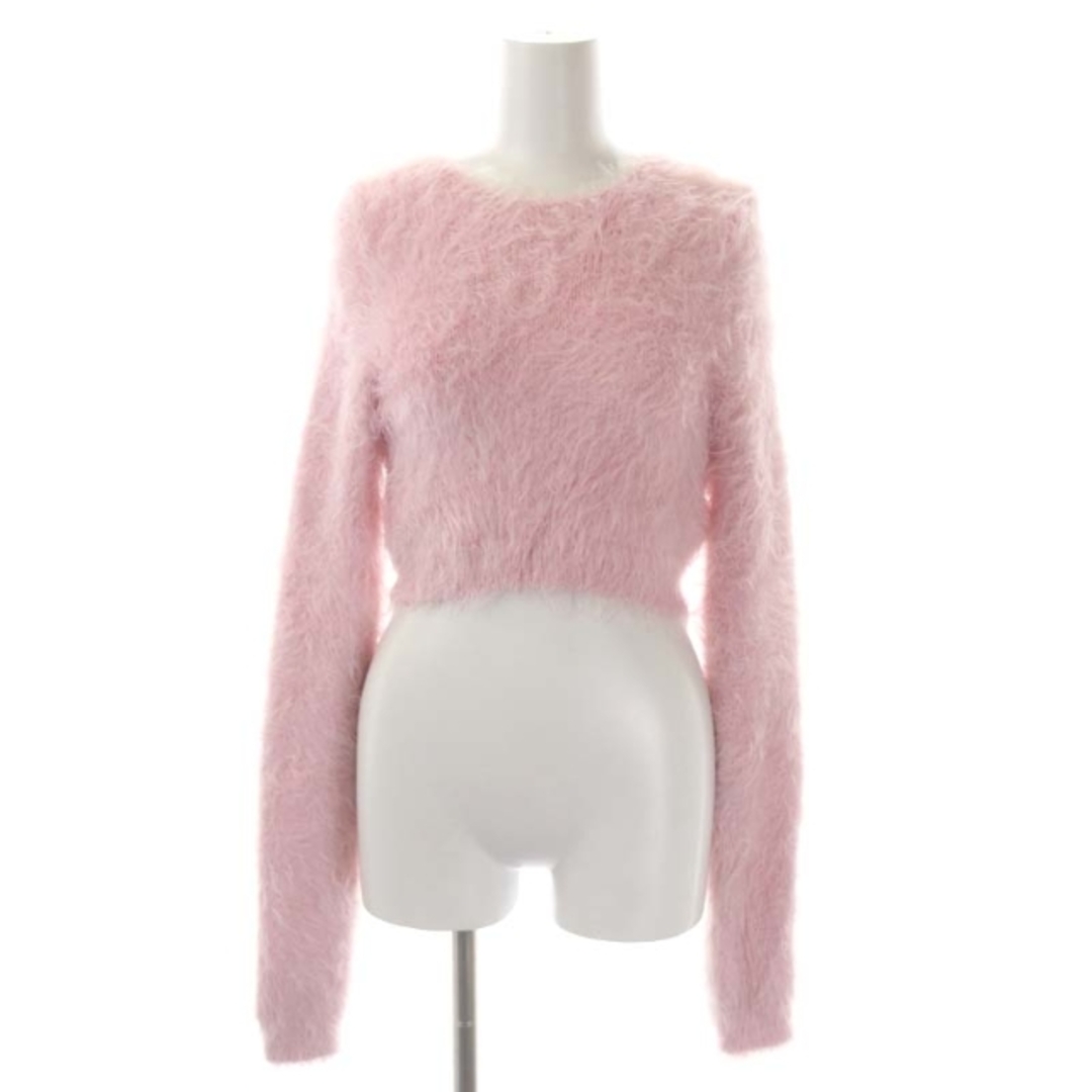 アンブッシュ FUR KNIT CROP CREW NECK ファーニット