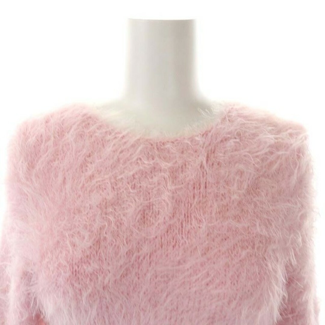 アンブッシュ FUR KNIT CROP CREW NECK ファーニット