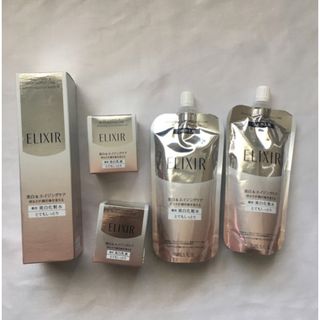 エリクシールシュペリエル(ELIXIR SUPERIEUR（SHISEIDO）)の最終値下げ エリクシールホワイト 化粧水 乳液 とてもしっとりⅢ 5点(化粧水/ローション)