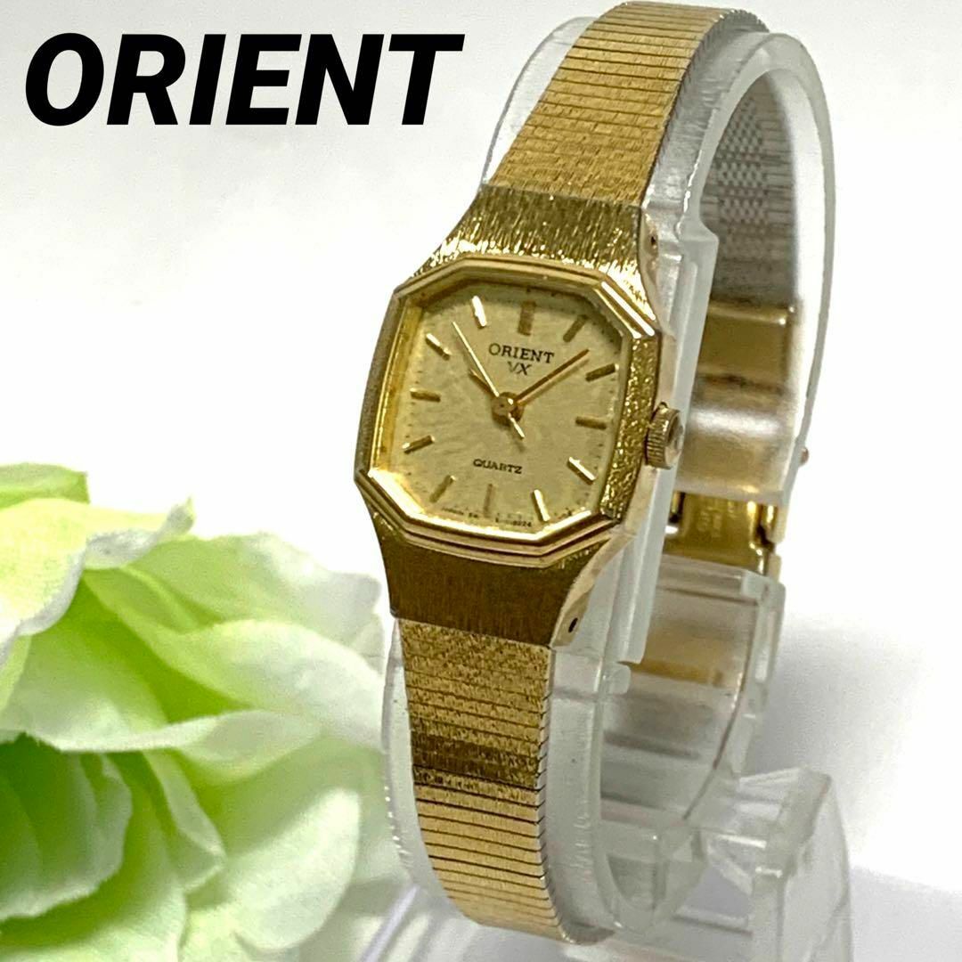 ORIENT(オリエント)の667 ORIENT オリエント 腕時計 ゴールド クオーツ式 新品電池交換済 レディースのファッション小物(腕時計)の商品写真