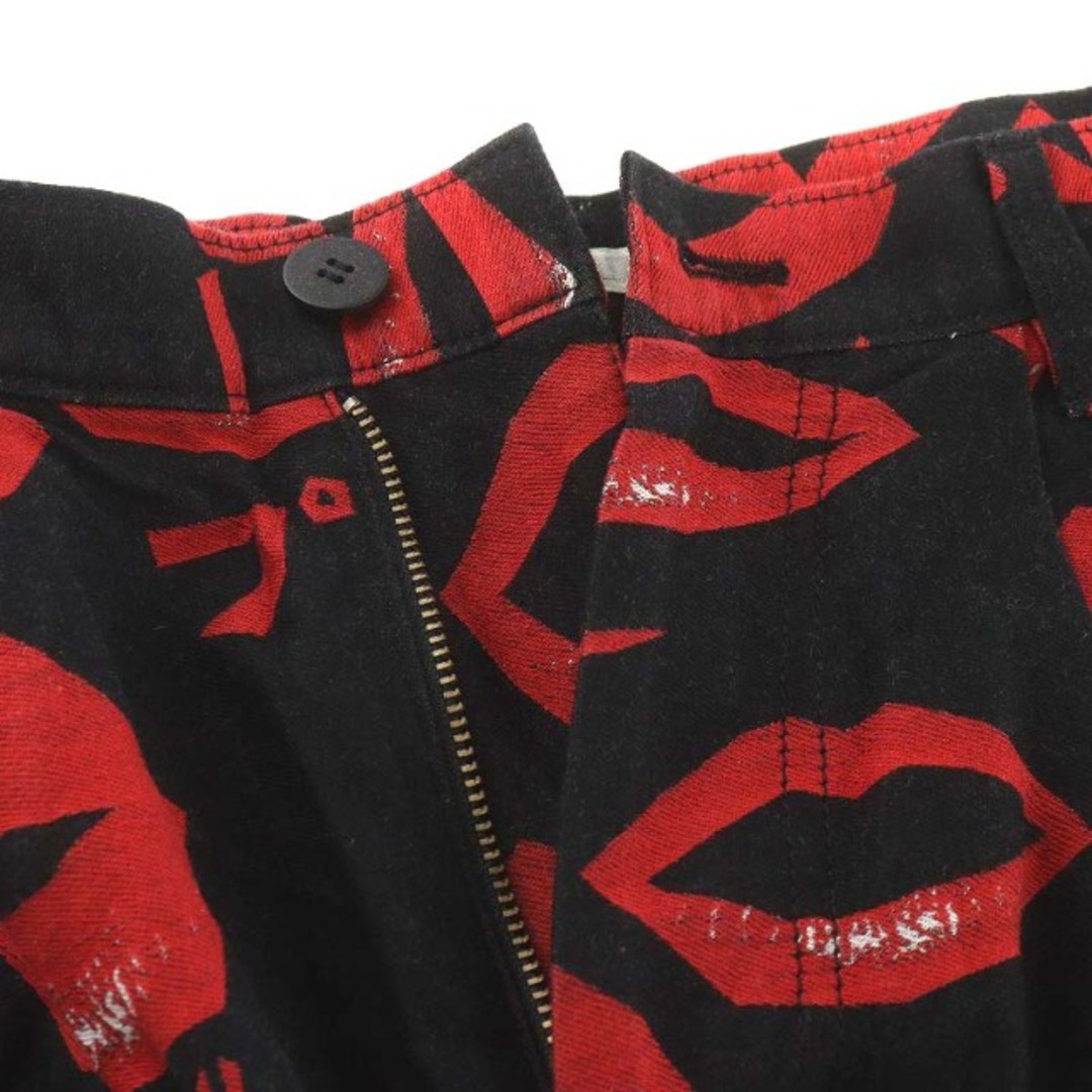 プリーツプリーズ イッセイミヤケ 15AW ショートパンツ 2 M 赤 黒の