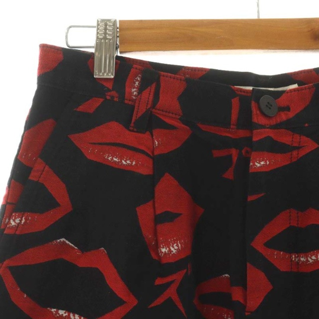 プリーツプリーズ イッセイミヤケ 15AW ショートパンツ 2 M 赤 黒の