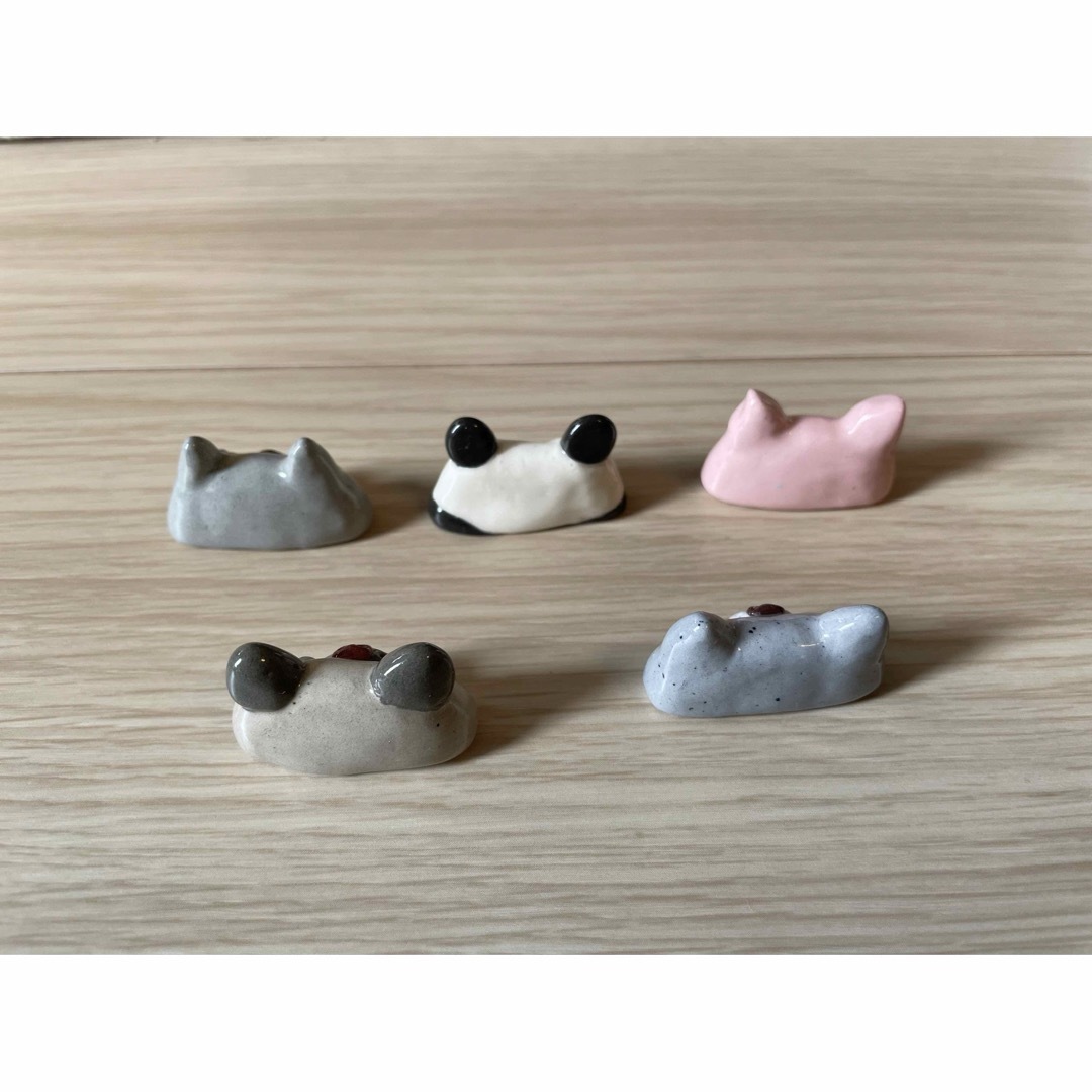 ハンドメイド 動物箸置き 5個セット