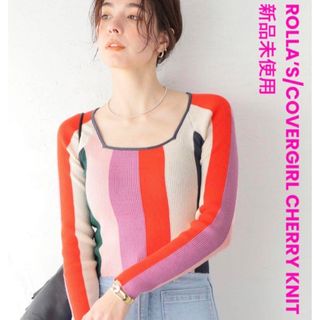 ROLLA'S - 【ROLLA’S／未使用新品！送料込・即購入可】CHERRY KNIT TOP