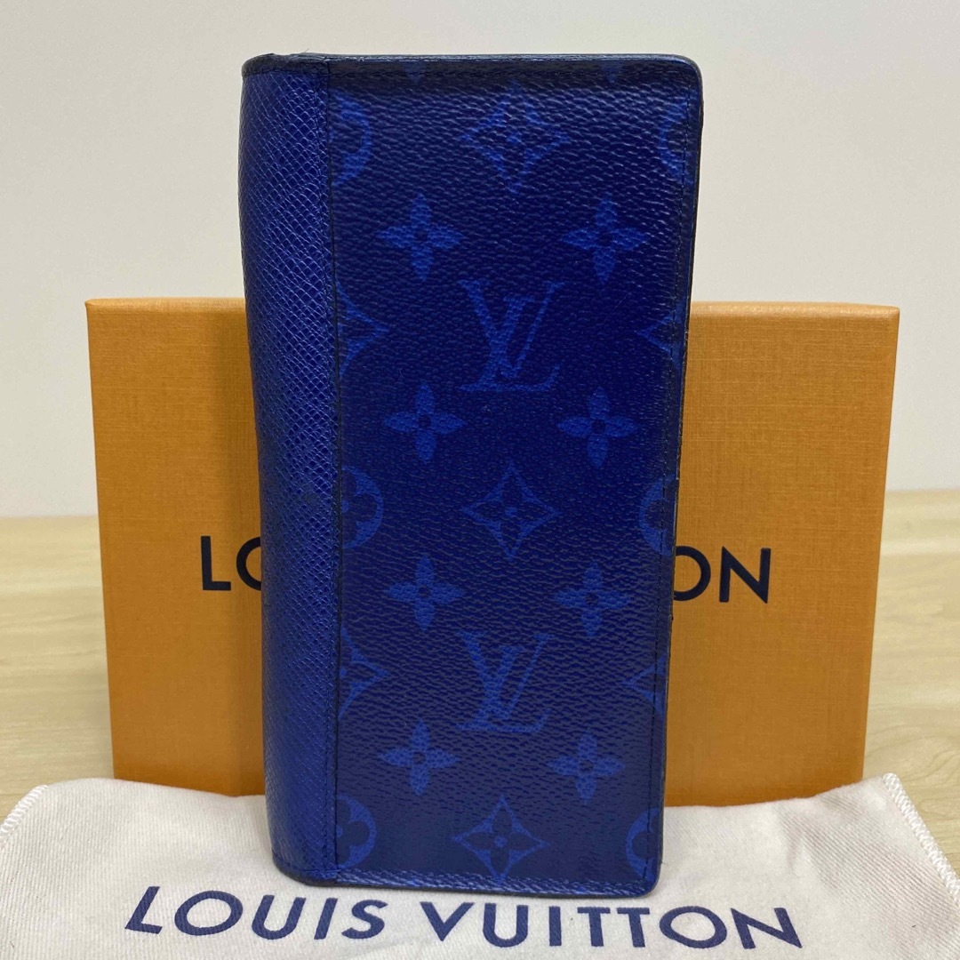 LOUIS VUITTON(ルイヴィトン)のルイヴィトン　モノグラム　長財布　タイガラマ　ポルトフォイユ　ブラザ　ブルー メンズのファッション小物(長財布)の商品写真