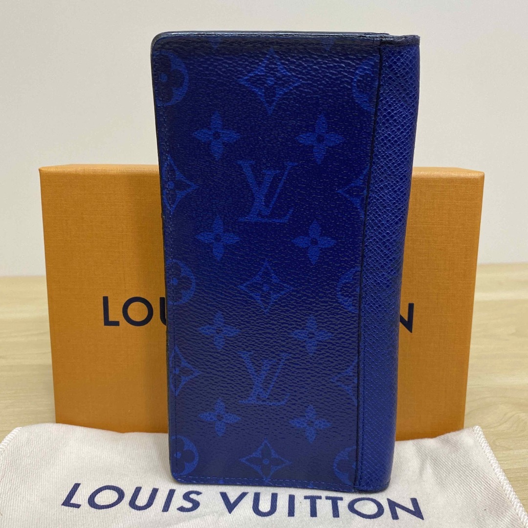 LOUIS VUITTON(ルイヴィトン)のルイヴィトン　モノグラム　長財布　タイガラマ　ポルトフォイユ　ブラザ　ブルー メンズのファッション小物(長財布)の商品写真