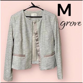 グローブ(grove)のgrove フォーマル　ノーカラージャケット　M  入学式/七五三(ノーカラージャケット)