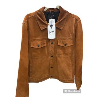 DENHAM - ☆良品 デンハム DENHAM レザー 切替え シングル ライダース