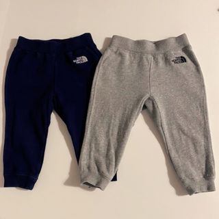 ザノースフェイス(THE NORTH FACE)の【THE NORTH FACE】ノースフェイス　スウェットロゴパンツ　80 ２枚(パンツ)