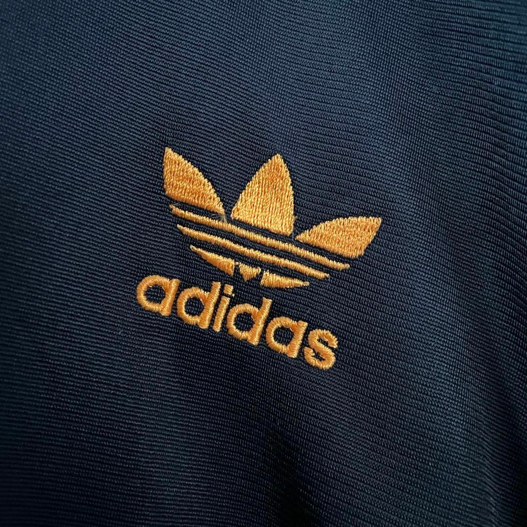 adidas(アディダス)のadidas アディダス トラックジャケット 刺繍 トレフォイル 紺 M メンズのトップス(ジャージ)の商品写真