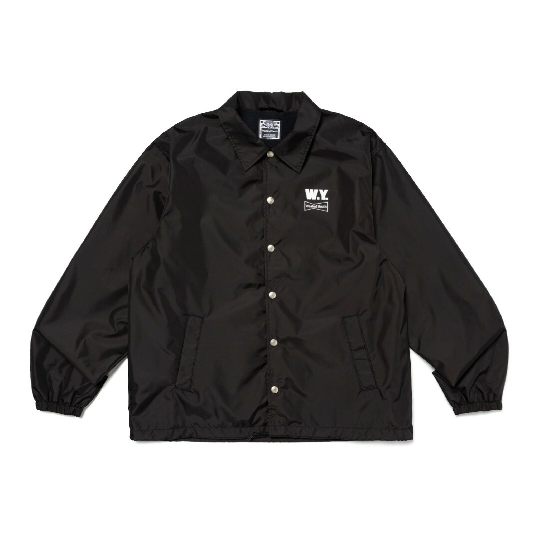 Wasted Youth Coach Jacket 　black   L